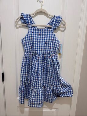 Cat & Jack gingham sundress- size XL (14)